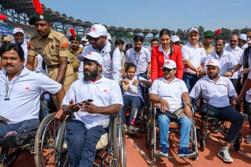Samarthanam Walkathon for the Disabled was held at Kanteerva Stadium-24