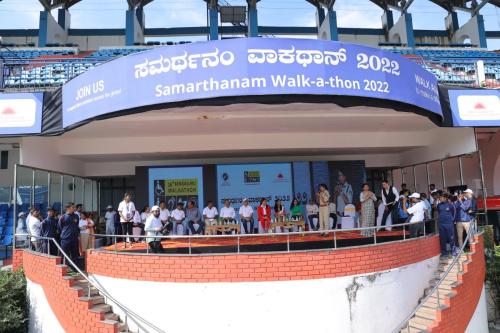 Samarthanam Walkathon for the Disabled was held at Kanteerva Stadium-4