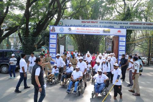 Samarthanam Walkathon for the Disabled was held at Kanteerva Stadium-7